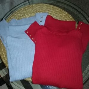 (2) "NEW" Women's Talbot Sweaters Size Medium